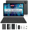 Image de ZENO 10 Tablette Tactile 11 pouces Android 15, Tablette de jeu, WiFi 5G, 24 Go + 128 Go / 2 To - Noir