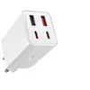 Image de Chargeur GaN6 Pro Dual 65W Fast-Charge + Câble USB-C 100W 1M Blanc