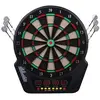 Image de Cible jeu de flechettes électronique professionnel 243 jeux variés noir
