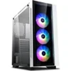Image de MATREXX 55 ADD-RGB WH 3F - Tour - ATX étendu - panneau latéral fenêtré (verre trempé) (ATX / PS/2) - blanc - USB/Audio