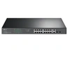 Image de JetStream TL-SG1218MP - V1 - commutateur - 16 x 10/100/1000 (PoE+) + 2 x 10/100/1000 + 2 x SFP Gigabit combiné - Montable sur rack - PoE+ (250 W)