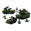 Image de - m38-b6800 - jeu de construction - army set - char + lance roquettes + jeep