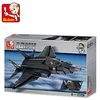 Image de Sluban- M38-B0510 - Avion de Combat Lightning II, Noir, Petit en occasion ou reconditionné