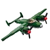 Image de Jeu de construction brique emboitable wwii 2ème guerre mondiale bombardier armé militaire m38 b0688 pilote articulé