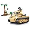 Image de Jeu de construction brique emboitable wwii 2ème guerre mondiale tank allemand petit modèle armé militaire m38 b0691 soldats articulés