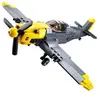 Image de Jeu de construction brique emboitable wwii 2ème guerre mondiale bombardier allemand armé militaire m38 b0692 pilote articulé