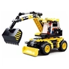 Image de Jeu de construction brique emboitable town excavatrice sur roues engin chantier M38-B0805 figurine articulé