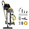 Image de Aspirateur a Eau et Poussière Vacmaster VK1638SWC 38L 1600W 240V 27000pa Filtre HEPA 13 Acier Inoxydable Inox