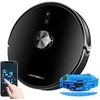 Image de Robot aspirateur-laveur X6 LDS/SLAM 4000Pa WiFi contrôle vocal