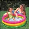 Image de Piscine gonflable 3 anneaux enfant sunset baby jardin 57107