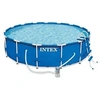 Image de Piscine tubulaire - Ronde - Metal Frame - 4,57 x 1,22 m m - Accessoires inclus - Bleu