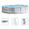 Image de - Prism Frame - Piscine avec pompe de filtration - 427x107 cm - Ronde - Piscine intérieure - Accessoires inclus