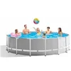 Image de Piscine tubulaire - Ronde - Prism Frame - 4,57 X 1,22 m - Accessoires inclus - Gris