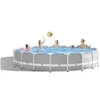 Image de Piscine tubulaire - Ronde - Prism Frame - 6,10 x 1,32 m - Accessoires inclus - Gris