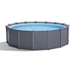 Image de Kit piscine tubulaire rectangulaire Prism Frame 4 x 2 x 1 m Gris
