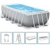 Image de - Prism Frame - Piscine avec pompe de filtration - 488x244x107 cm - Rectangle - Piscine intérieure - Accessoires inclus
