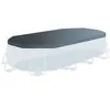 Image de - Prism Frame - Piscine avec pompe de filtration - 610x305x122 cm - Ovale - Piscine intérieure - Accessoires inclus