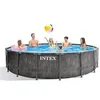 Image de Piscine tubulaire - Ronde - Baltik - 4,57 x 1,22 m - Accessoires inclus - Gris