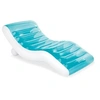 Image de Matelas gonflable chaise longue - Asymétrique - Bleu océan - 191 x 99 cm