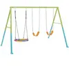 Image de Portique-balançoire 3 agrès nid d'oiseau enfant Intex Multicolore 2,54x2,44x1,98 m 44133