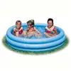 Image de - Piscinette pataugeoire gonflable Cristal - Diam. 168 x H. 40 cm - Bleu - Cristal
