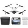 Image de DJI Bundle Fly More Mini 3 (DJI RC)   Mini Drone Caméra Léger avec Nacelle à 3 Axes et Vidéo 4K HDR, Trois Batteries pour un Vol de 114 Min, Prise de Vue Verticale, Transmission Vidéo jusqu’à 10 km en occasion ou reconditionné