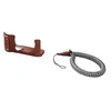 Image de 4880 Camera Leather Half Case Kit for FUJIFILM X-M5 (Brown)