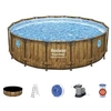 Image de Piscine tubulaire Power Steel SwimVista avec hublots ronde 4,88 x 1,22 m -