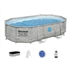 Image de Piscine tubulaire Power Steel SwimVista avec hublots ovale 4,88 x 3,05 x 1,07 m -