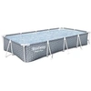 Image de Piscine hors sol tubulaire - Steel Pro - 366 x 201 x 66 cm - Rectangulaire - Décor graphique