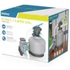 Image de Bestway Pompe de Filtration à Sable pour Piscine Hors Sol 11 355 L - 62 cm x 48,5 cm x 67 cm - Gris/Vert en occasion ou reconditionné