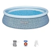 Image de Kit Piscine gonflable - Fast Set - 457 x 107 cm - Ronde (Filtre a cartouche, échelle, 1 cartouche)