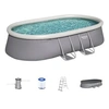 Image de Kit Piscine hors sol autoportante - Fast Set - 488 x 305 x 107cm - Ovale - Avec filtre, échelle, bâche, cartouche