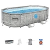 Image de Kit Piscine hors sol tubulaire - Steel Pro MAX- 427 x 250 x 100 cm - Ovale (Filtre a cartouche, échelle, bâche, 1 cartouche