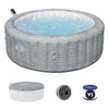 Image de Spa gonflable - Lay-Z-Spa Bali - 140 airjets - 196 x 71 cm - 4 a 6 places - Rond (couverture, cartouche, diffuseur)