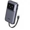 Image de Uno - Banque d'alimentation - câble USB-C intégré - 10000 mAh - 30 Watt - 3 A - Fast Charge, PD (USB-C)