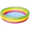 Image de Piscine gonflable avec fond gonflable 3 anneaux bébé Bestway Multicolore 102x25 cm 925074