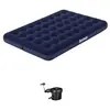 Image de Matelas gonflable Matelas full 2 pl 1.91m 1.37m 22cm Bleu marine / bleu nuit Taille : Unique