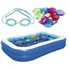 Image de Piscinette gonflable motifs 3D 262 x 175 x 51 cm