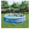Image de Piscine hors sol - Ronde - Fast Set - 457 x 84 cm - Avec pompe et cartouche de filtration
