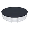 Image de Bâche protection piscine Bache pour piscine ronde 4.93 m Noir Taille : Unique