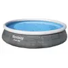 Image de Piscine Fast Set rotin gris 3,96 m x 0,84 m