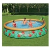 Image de - Fast Set - Piscine gonflable avec pompe de filtration - 457x84 cm - Impression du paradis - Ronde