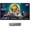 Image de Hisense 100L5ND Laser TV 4K 100" (253 cm) - Ultra Courte Focale, Écran Anti-Reflet (ALR) Inclus, 2700 Lumens ANSI, Dolby Vision & Atmos, Smart TV Vidaa, AirPlay 2, Barre de Son 40W intégrée en occasion ou reconditionné