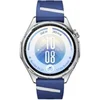 Image de Watch GT 7 46 mm Bluetooth acier inoxydable argent avec bracelet en fluoroélastomère Bleu et Blanc