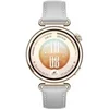 Image de Watch GT 7 41 mm Bluetooth acier inoxydable doré avec bracelet en cuir composite Gris