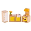 Image de Mobilier en bois pour maison de poupées, Cuisine