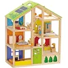 Image de Hape Maison de Poupées Toute Saison Meublée - pour Enfants 2 Ans et Plus - Idéale pour Jeux de Rôle, Communication et Échange - Jeu Amusant & Ludique - Bois Robuste avec Peinture sans Solvant en occasion ou reconditionné