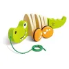 Image de Hape Crocodile Jouet en Bois - Jouet à Tirer Enfant 1 an - Motricité, Imagination & Dextérité de l'enfant - Jouet 1 an 100% Sûr - Jouet Bois Robuste avec Ficelle Facile À Saisir pour Les Enfants en occasion ou reconditionné