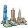 Image de CubicFun 3D Puzzle New York CityLine Kit de modèle d'architecture, 123 pièces
